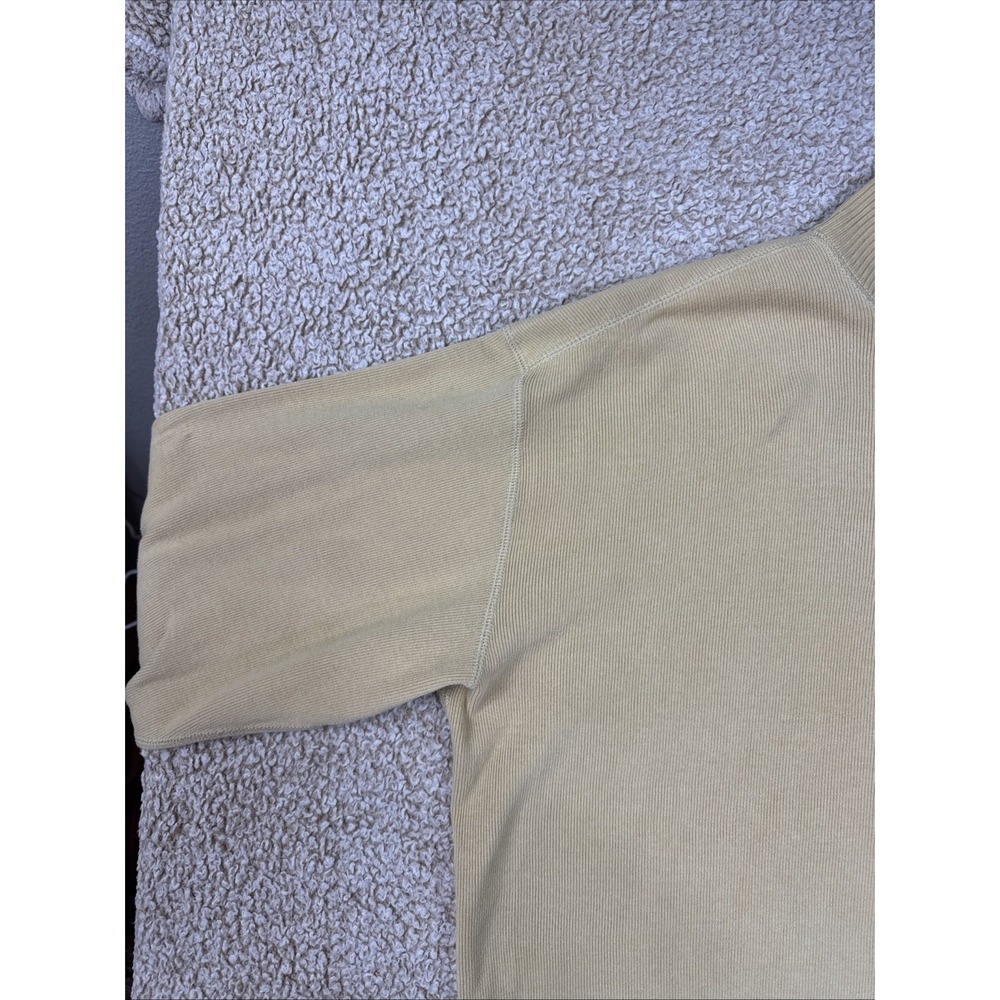 Tommy Bahama Sweater Mens XL Beige Gray Reversible Quarter Zip Pullover - Picture 5 of 14